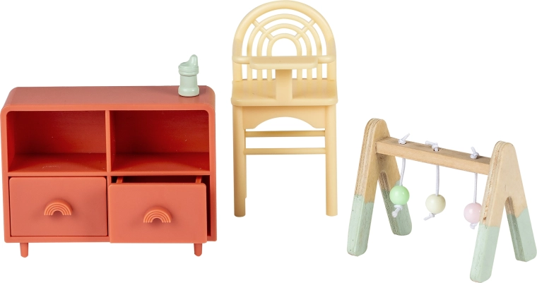 Lundby Möbelset für das Kinderzimmer im Puppenhaus