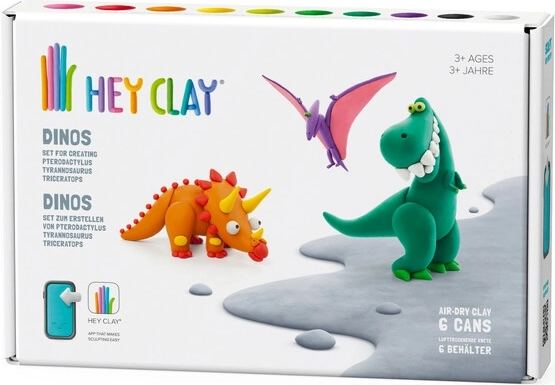 Hey Clay Dinos Set – 6 Dosen
