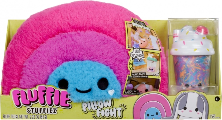 Fluffie Stuffiez Pillow Fight Kissen Regenbogen