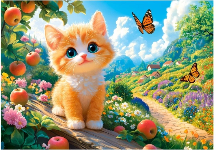 Castorland Puzzle Katzen-Spaziergang 500 Teile