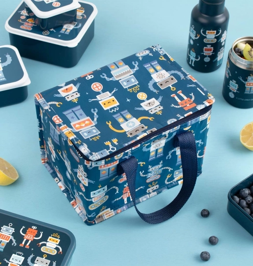 A Little Lovely Company Kühltasche mit Robotermotiv