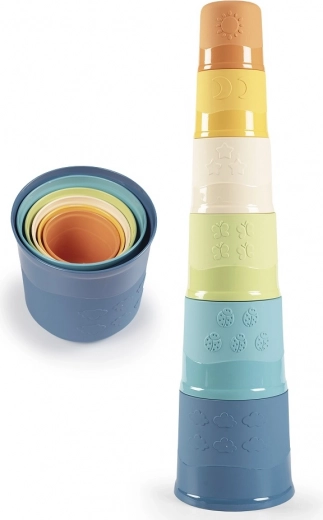 Smoby Little Green magischer Turm aus Biokunststoff, 6 Teile