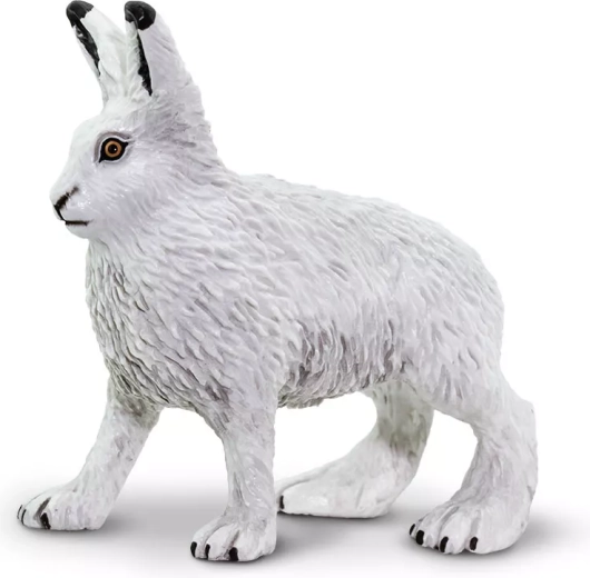 Realistische Figur eines Polarhasen