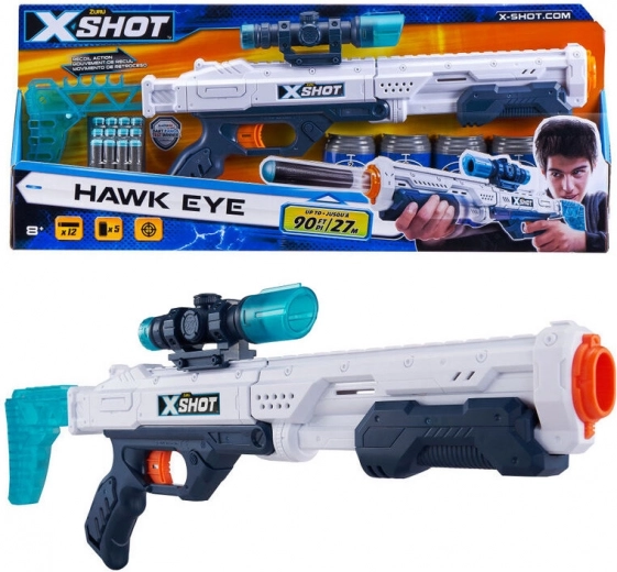 ZURU X-SHOT EXCEL Hawk Eye mit Zielfernrohr und 16 Pfeilen