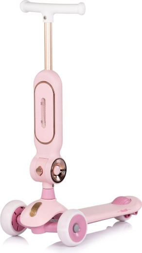 2-in-1 Roller mit Sitz CHIPOLINO Bloomi – rosa