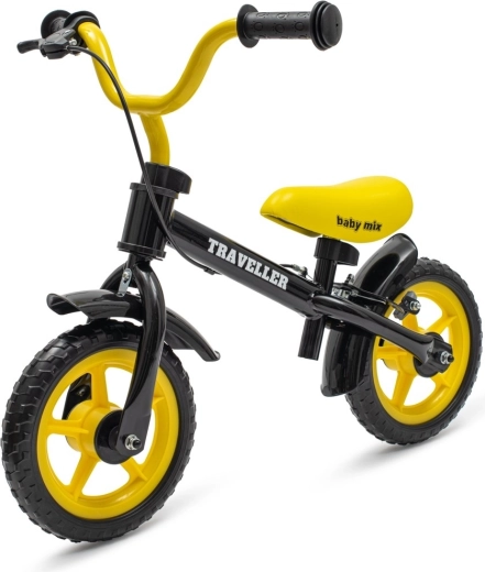 Lauflernrad mit Bremse BABY MIX Traveller schwarz