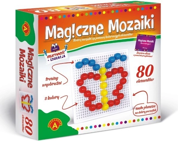 Magische Mosaiken – kreative und lehrreiche Set mit 80 Teilen