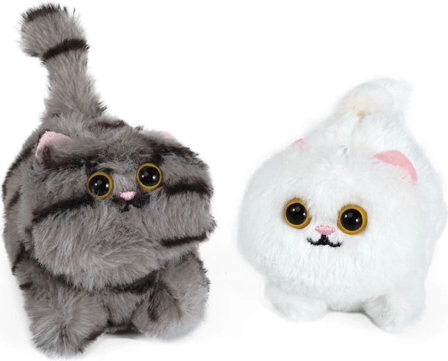 Aufziehbare Katze mit beweglichem Schwanz - 1 Stück