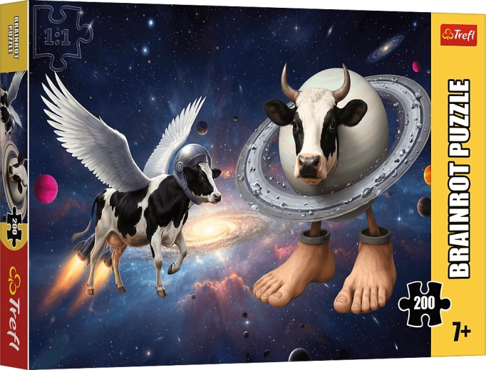 Trefl Puzzle BrainRots: Crazy Cow 200 Teile