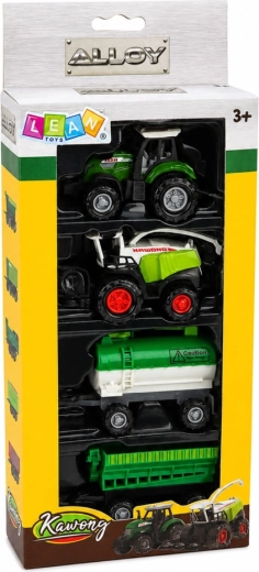 4 landwirtschaftliche Maschinen in einer Packung
