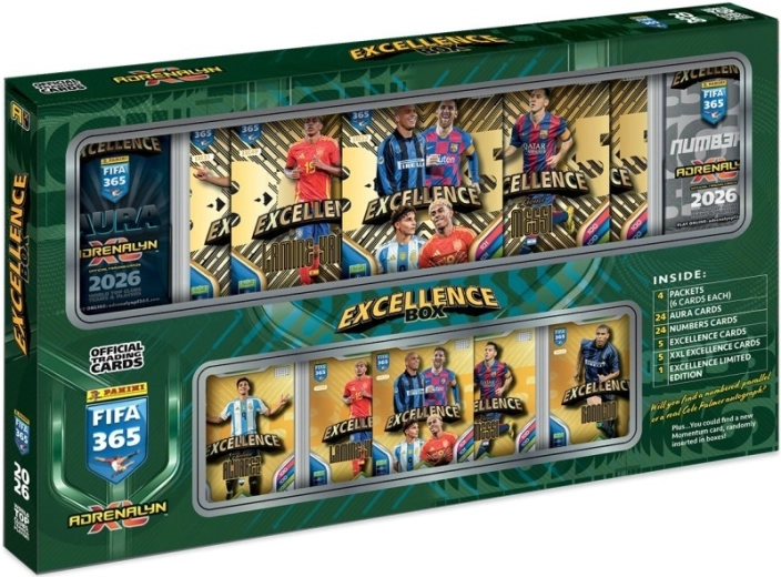 Sammelkarten PANINI FIFA 365 Adrenalyn XL 2026 Excellence Box
