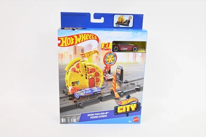 Hot Wheels City Abfahr-Pizzeria – Spielset mit Auto