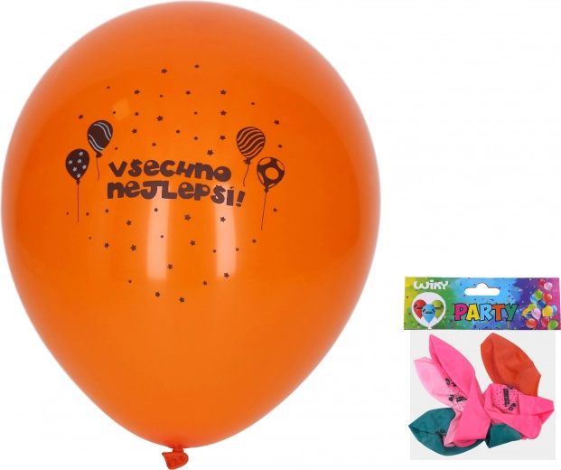 Aufblasbare Ballons Alles Gute 30 cm, 5er-Set