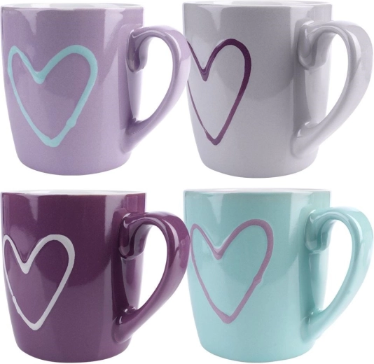 Feines Herzdekor für jedes Servieren