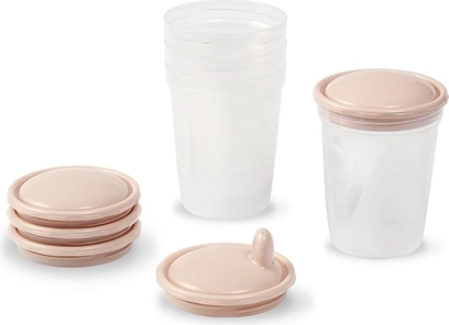 Praktische 200-ml-Portionen und stapelbares Design