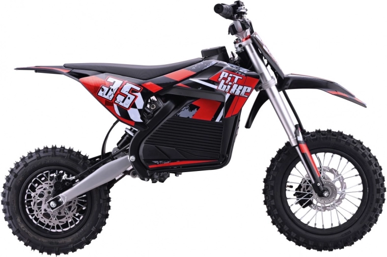 Elektrisches Kinder-Mini-Bike Pit Bike – rot