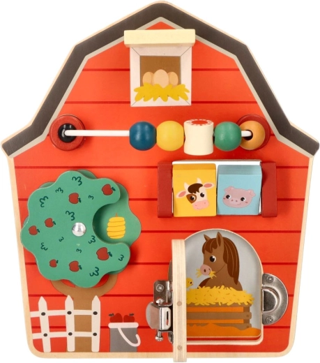 Aktives Holzbrett Scheune