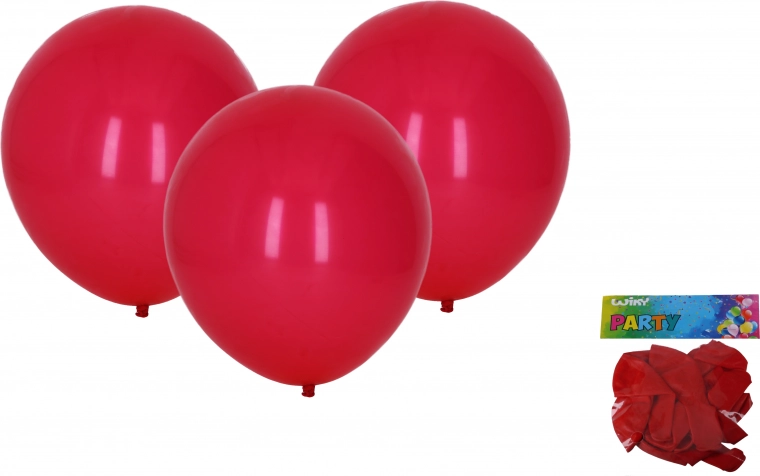 Rote Luftballons 30 cm, 10er-Set