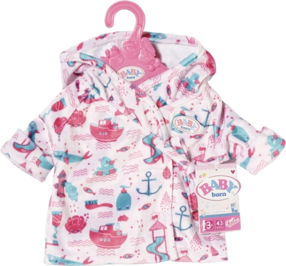 Badebademantel für Puppen BABY born 43 cm