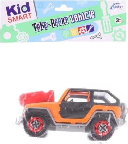 Schraubbarer Kunststoff-Jeep für Kinder 18 × 8,5 cm