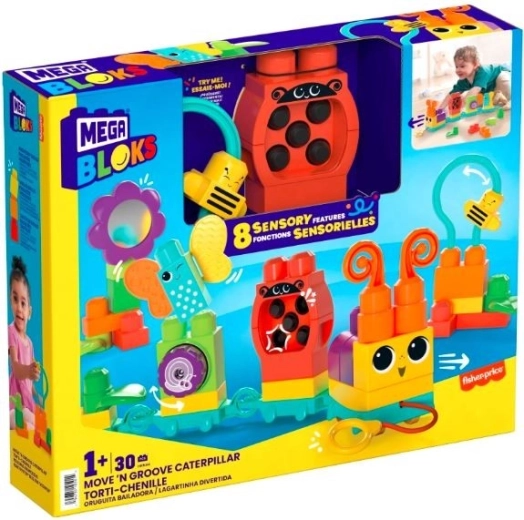 Konstrukktionsset Mega Bloks Raupe in Bewegung