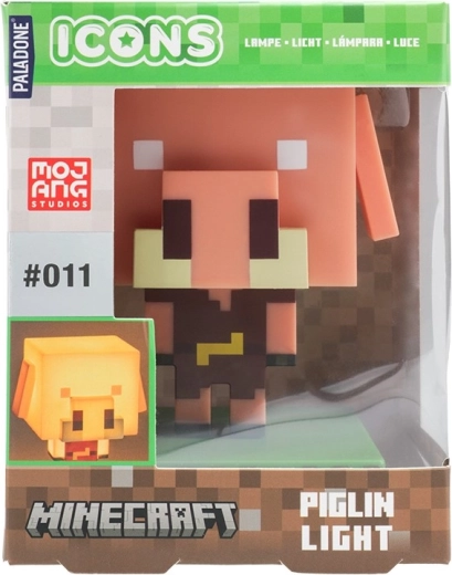 Minecraft Nachtlicht Schwein Icon Light 11 cm
