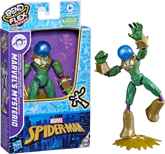 Marvel Spider-Man Bend and Flex Missions Actionfigur – Marvels Mysterio