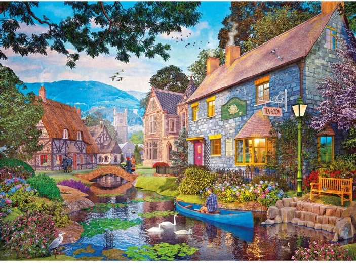 Puzzle Gibsons Tee am Fluss 500 Teile