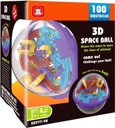 3D Labyrinth Weltraum – 100 Level