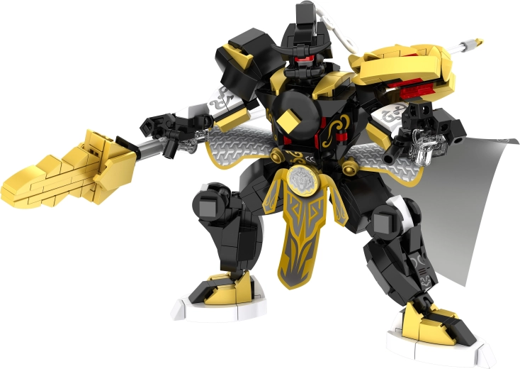 Detailreicher Mecha-Krieger