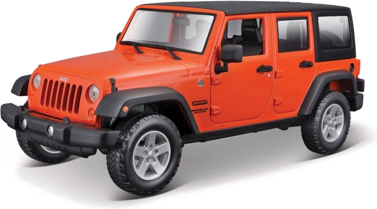 Maisto Jeep Wrangler Unlimited 2015 Metall orange 1:24