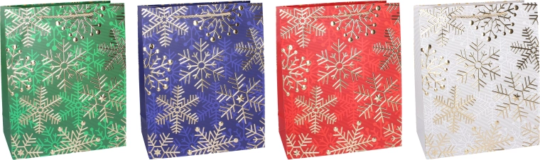 Weihnachtliche Geschenktüte L 31 × 42 × 12 cm – 1 Stück