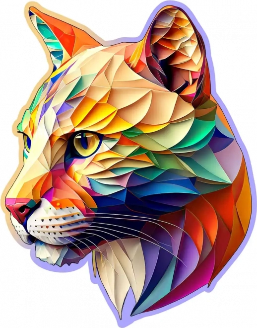 Holzpuzzle WOODEN CITY Bunte Puma 150 Teile