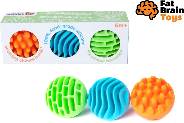 Fat Brain Sensory Rollers – sensorische Bälle – 3 Stück