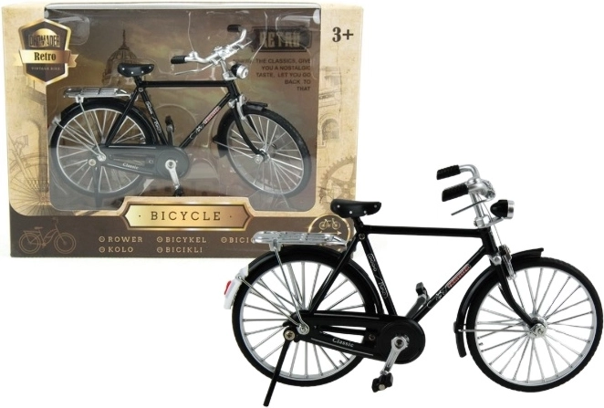Metallfahrrad im Karton