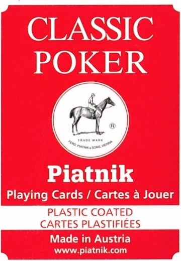 Klassische Poker- und Bridgekarten
