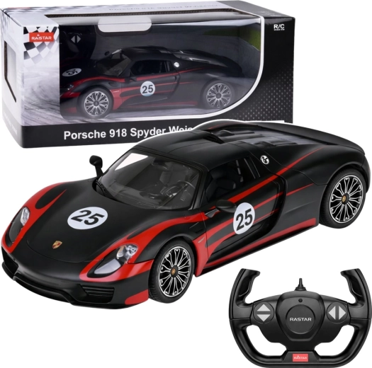 RC-Auto PORSCHE 918 Spyder Performance 1:14 Schwarz Rastar