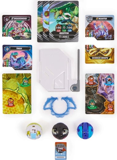 Komplettes Starterset für Bakugan-Kämpfe