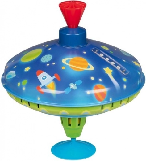 Kosmischer Kreisel mit LED-Lichtern