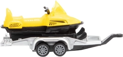 Anhänger mit kippbarer und arretierbarer Fläche