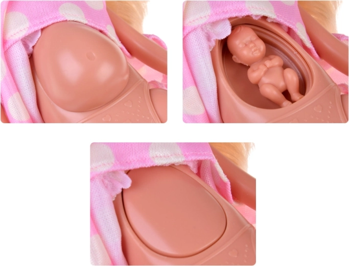 Mama mit öffentlichem Bauch