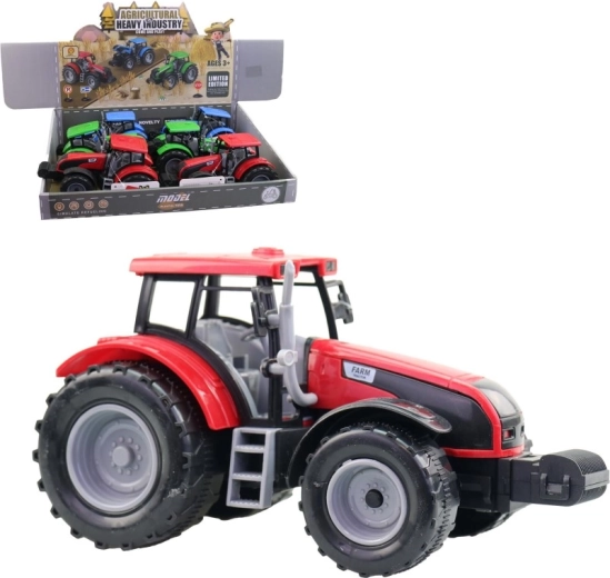 Plastiktraktor 20 cm – Set mit 6 Stück im Displaykarton