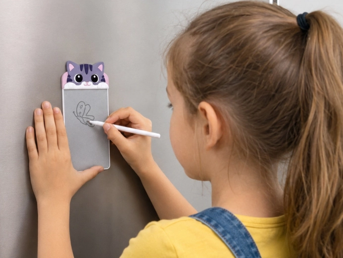 Magnetische Befestigung am Kühlschrank