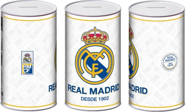 Metall-Spardose Real Madrid 10 × 10 × 17,5 cm