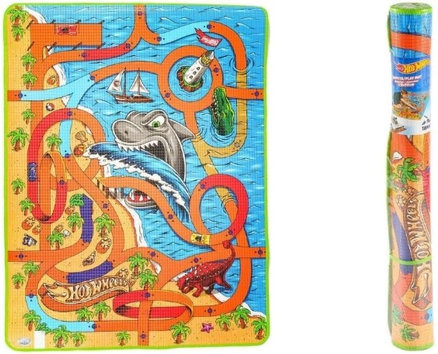 Hot Wheels Boden-Spielmatte Hai 120 × 90 cm
