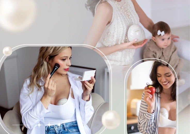 Diskretes freihändiges Abpumpen jederzeit