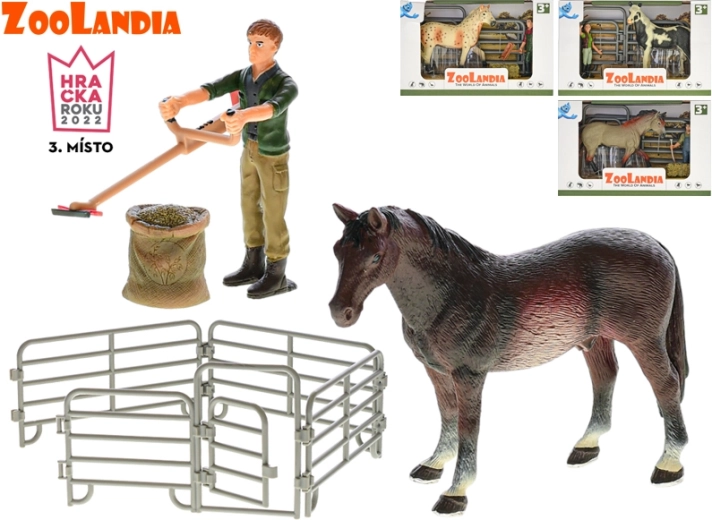 Zoolandia Pferd mit Zubehör – Figurenset für Kinder