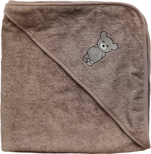 Petú Petú Kinderhandtuch mit Kapuze Teddy