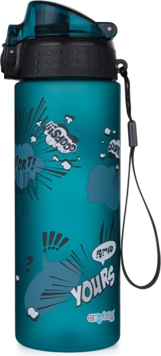 Trinkflasche OXY Click 600 ml Comics aus Tritan