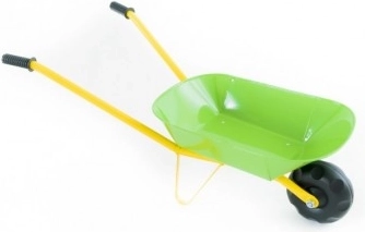 Grüne Blech-Schubkarre für Kinder 75 × 30 × 40 cm
